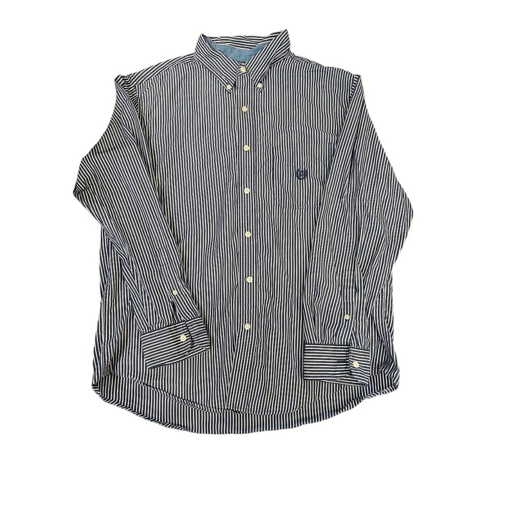 Chaps Easy Care Button Down Shirt Size Large